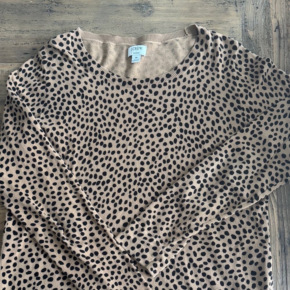J. Crew Leopard print sweater